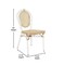 Merrick Lane Toulon Set of Four Stacking Thonet Bistro Style Chair, PE Cane Rattan Seat, and Metal Frame for Indoor/Outdoor Use